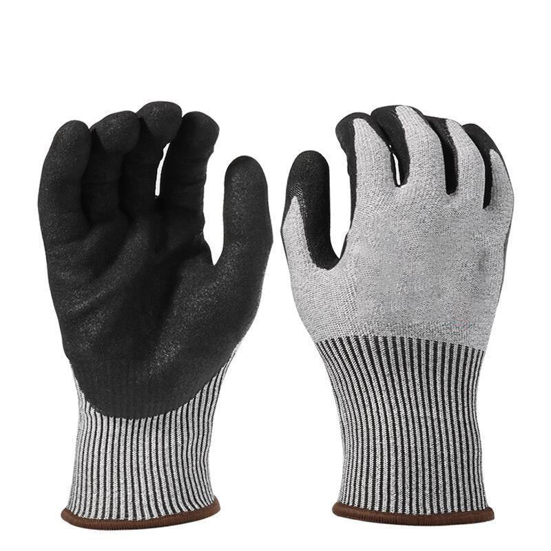 1 Pair Anti-Cutting Gloves Nitrile Frosted Gloves 13 Needles; ECVV EG –