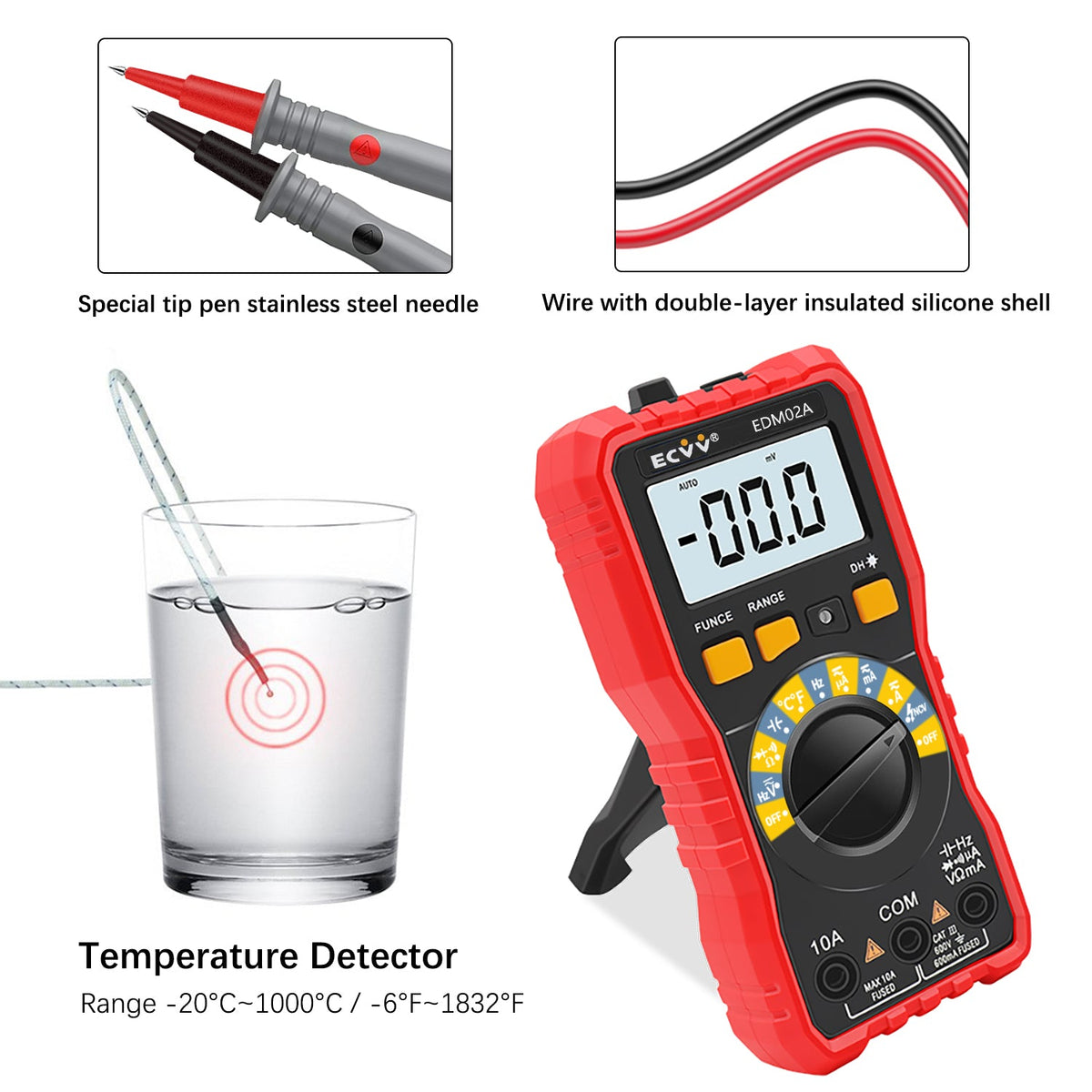 Office And Household Humidity Thermometer Htc-1 (2 Sets); ECVV USA