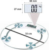 Digital Glass Weighing Machine Round Personal weighing scale for home use Weight Machine