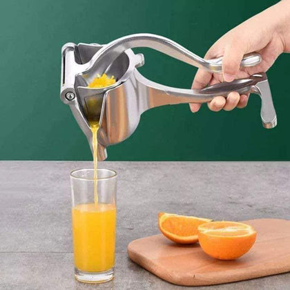 Fruit Squeezer Juicer, Stainless Steel Lemon Squeezer Handheld Juicer Manual Citrus Juicer Fruit Metal Juicer Press for Juicing Lemons Limes Oranges And Pomegranate