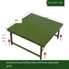 Multifunctional Table And Chair Set 1.1m Field Folding Table And Chair Portable Camping Training Equipment Table + 8 Camouflage Mazars
