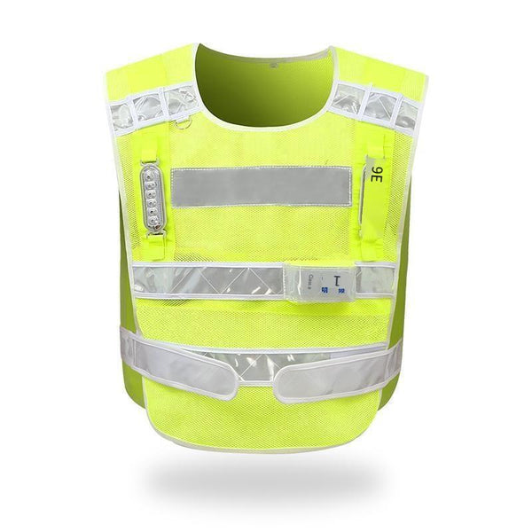 Led flashing reflective deals safety vest